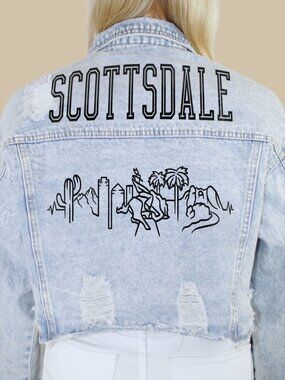 Scottsdale Skyline Denim Jacket